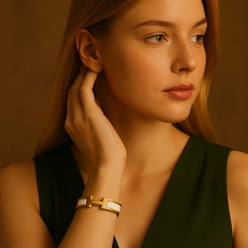 HELENE Elegantiškas „H“ apyrankė