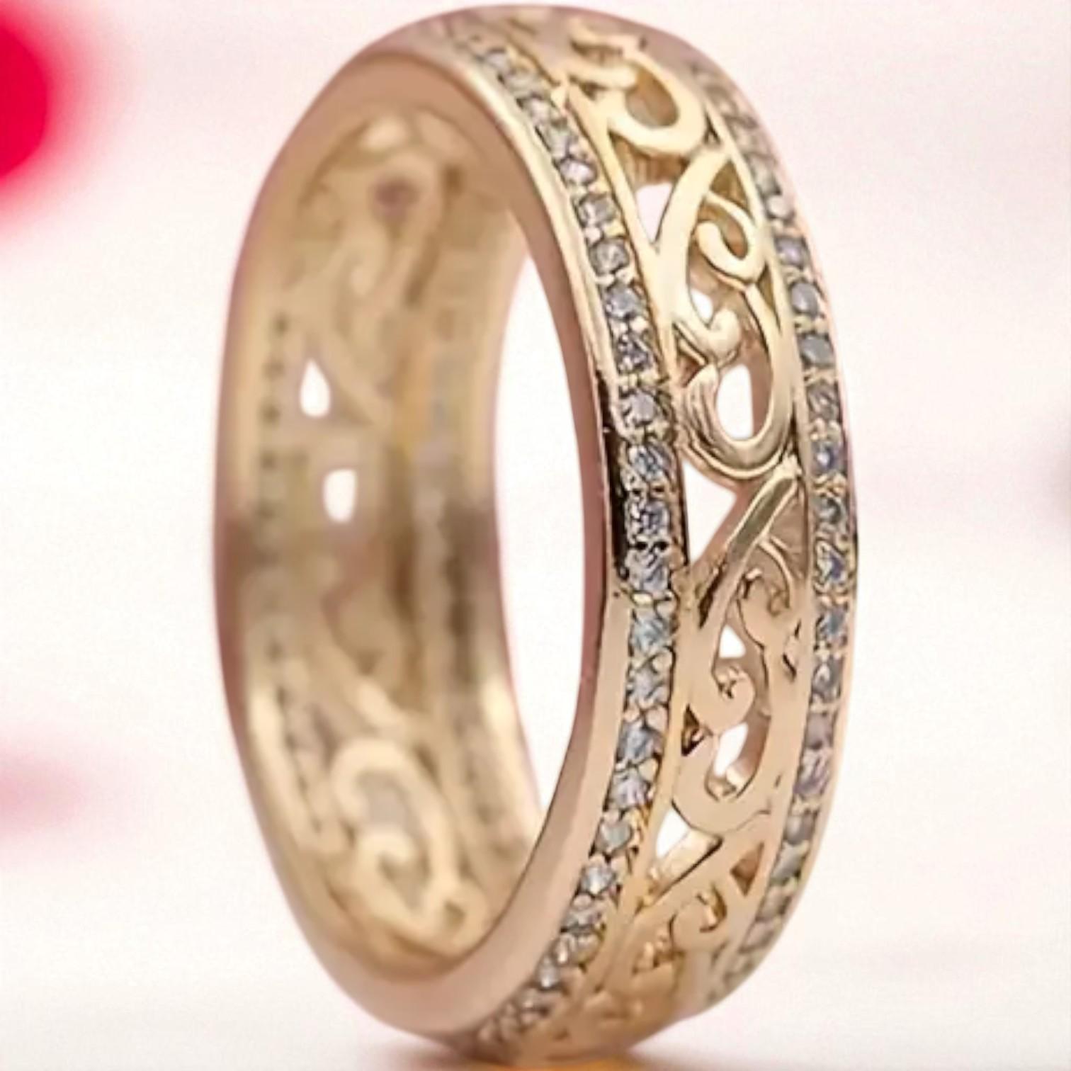 Šviesiai Širdinga Aukso Žiedas – Subtili Prabanga ir Amžina Elegancija
